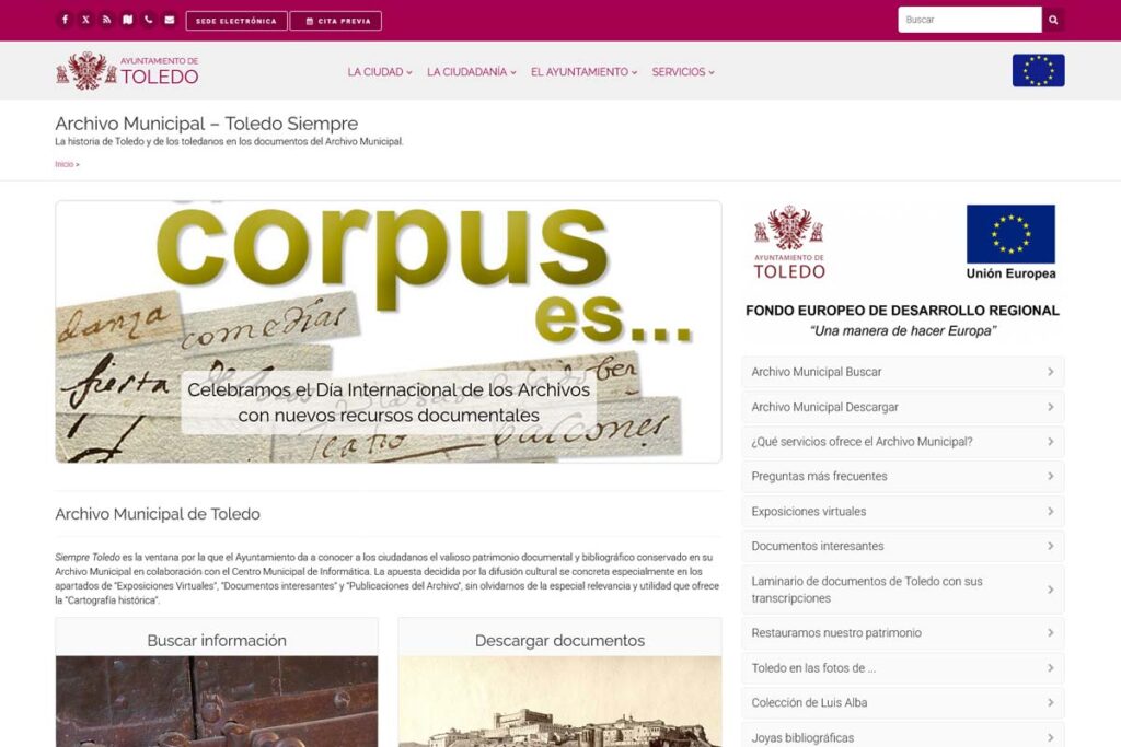 Captura de archivo toledo – Ayuntamiento de Toledo