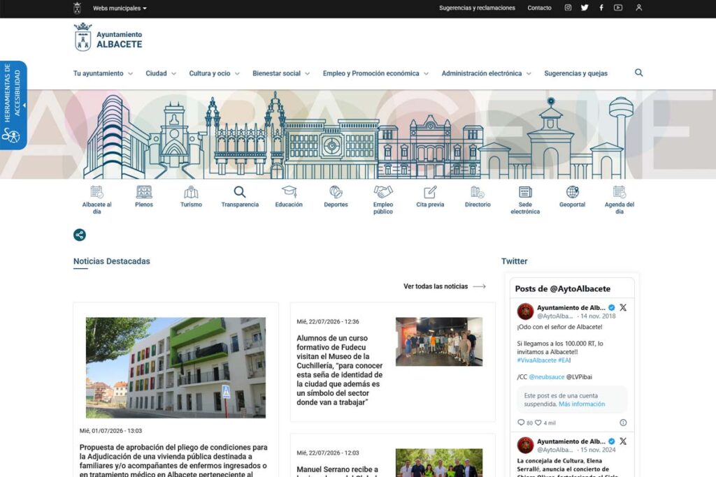 Captura de ayto albacete – Ayuntamiento de Albacete