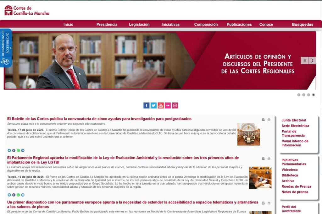 Captura de cortes clm – Cortes de Castilla La Mancha (Albacete)