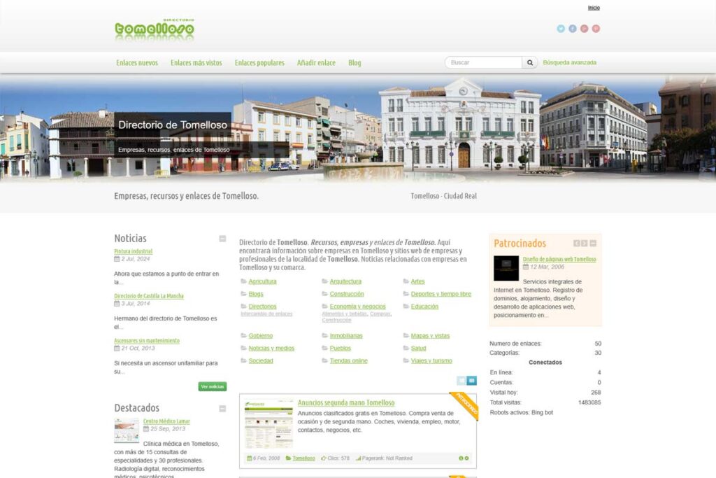 Captura de directorio tomelloso – Directorio de Tomelloso (Ciudad Real)