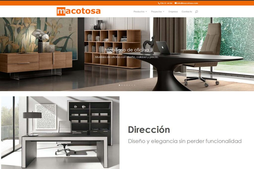 Captura de macotosa – Mobiliario para oficina (Ciudad Real)