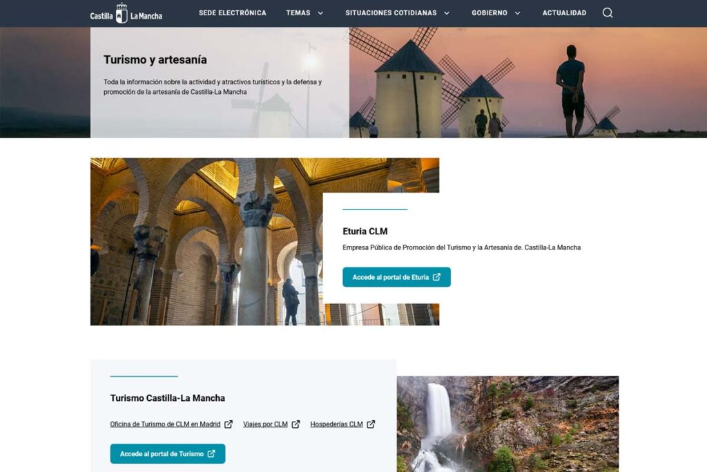 Captura de turismo clm – Gobierno de Castilla La Mancha (Albacete)