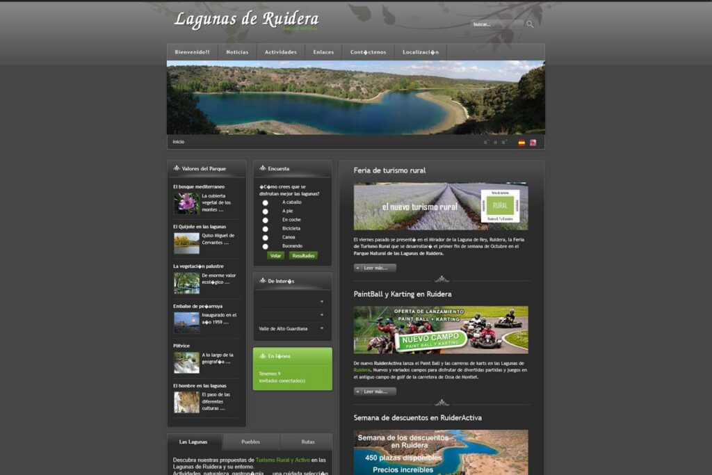 Captura de turismo ruidera – Turismo de naturaleza y aventura (Ciudad Real)